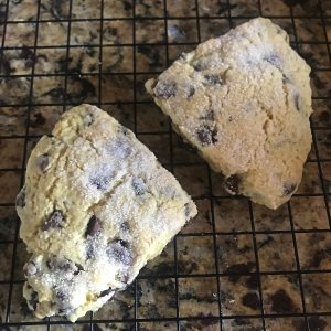 chocolate chip scones