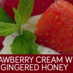 strawberry-cream-with-gingered-honey