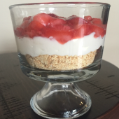 Strawberry Cheesecake Parfait | Think Tasty