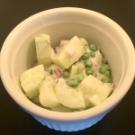 Creamy Cucumber Pea Salad