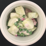 Creamy Cucumber Pea Salad 3