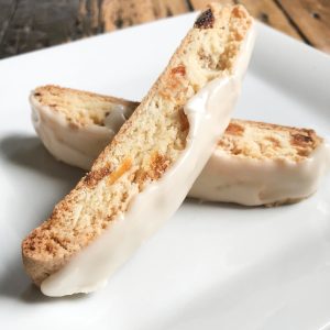 frosted apricot biscotti