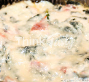 warm goat cheese dip with spinach