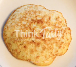 pan-fried cake made of corn and corn meal