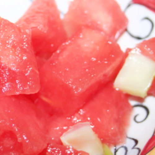 watermelon and celery salad