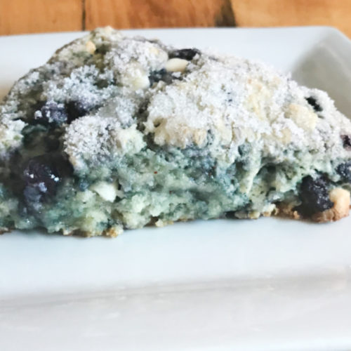 blueberry white chocolate chip scones