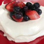 Pavlova with Berries