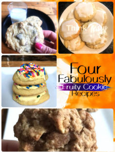 Four cookie recipes that feature fruit