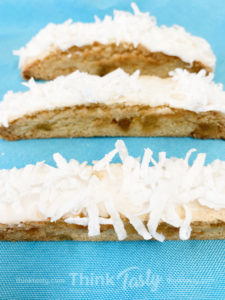 Taste of the Tropics - Pineapple Biscotti with Coconut Glaze