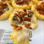 Polenta Cups Stuffed Full with Blue Cheese and Bacon 2