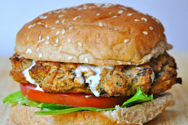 Vegan Eggplant Burger Recipe | Think Tasty