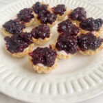 Handheld tarts bursting with blueberries 1