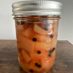 Quick Pickled Watermelon Rind with Baking Spice